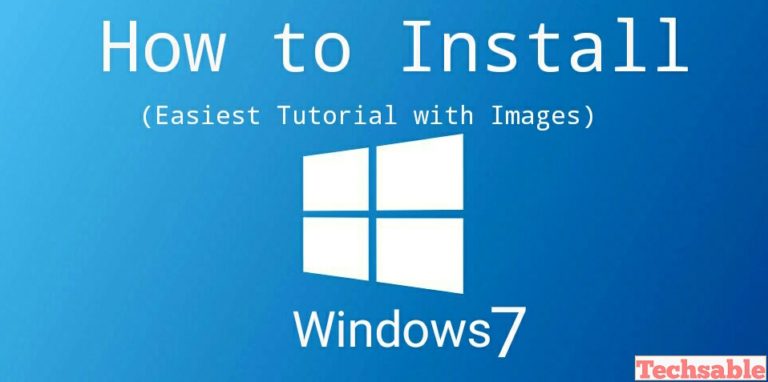 install windows 7