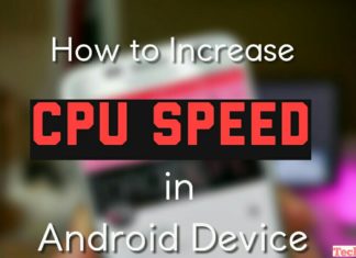 increase CPU Speed