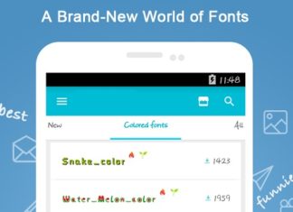 android fonts download