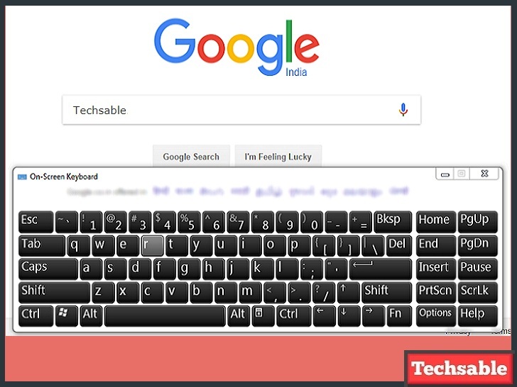 On Screen Keyboard Windows 10