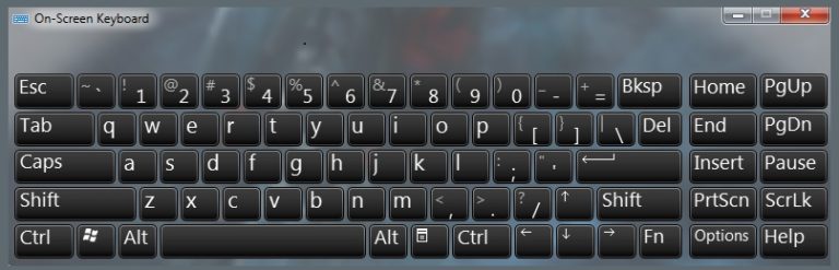 On Screen Keyboard Windows 10