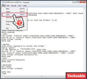 How To Lock A Folder In Windows 7 Using Batch File - Techsable