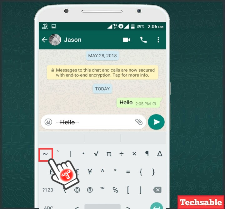 WhatsApp Font tricks