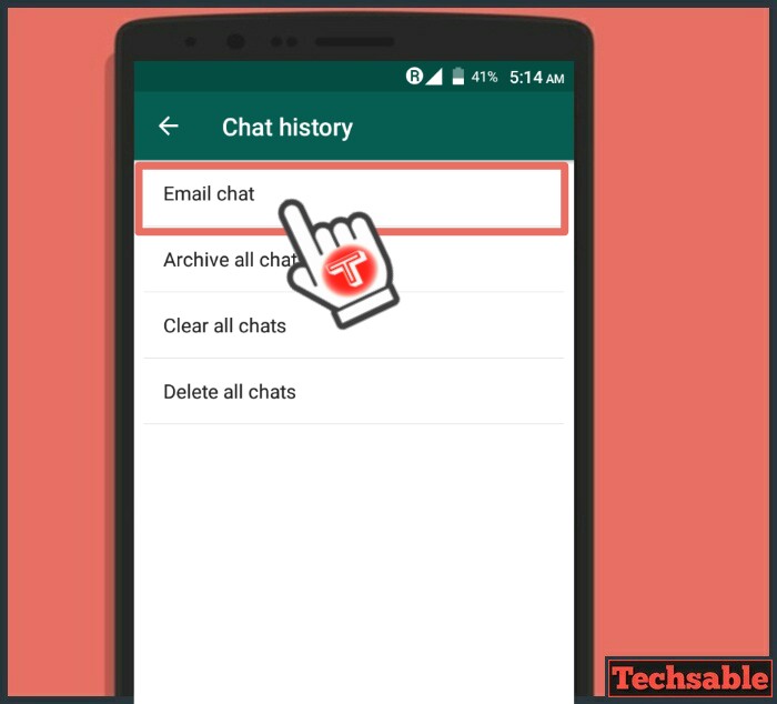 How to download WhatsApp Chat of Single Contact