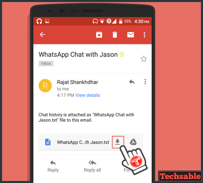 download whatsapp chat history from google drive