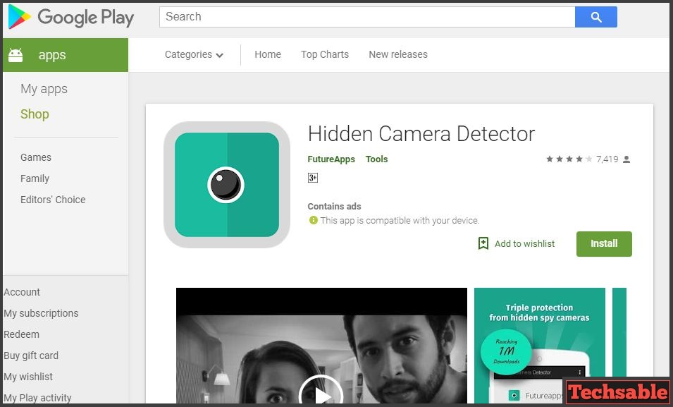 hidden camera detector app