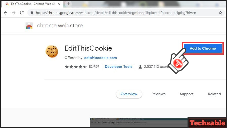 edit this cookie extension