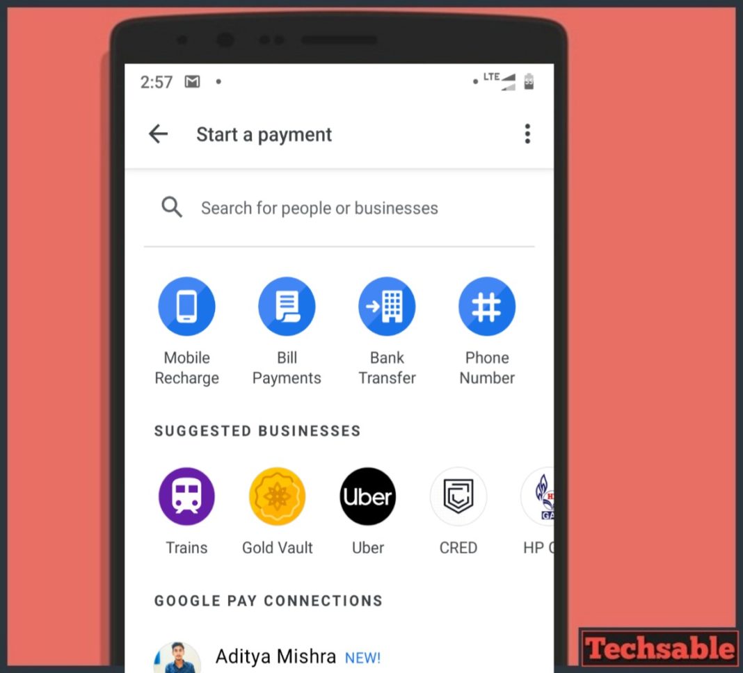 google pay online payment