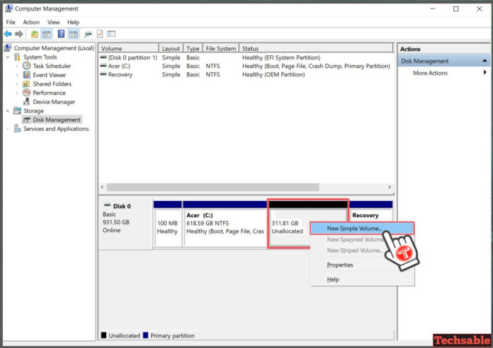 How To Partition C Drive In Windows 10 Without Formatting - Techsable