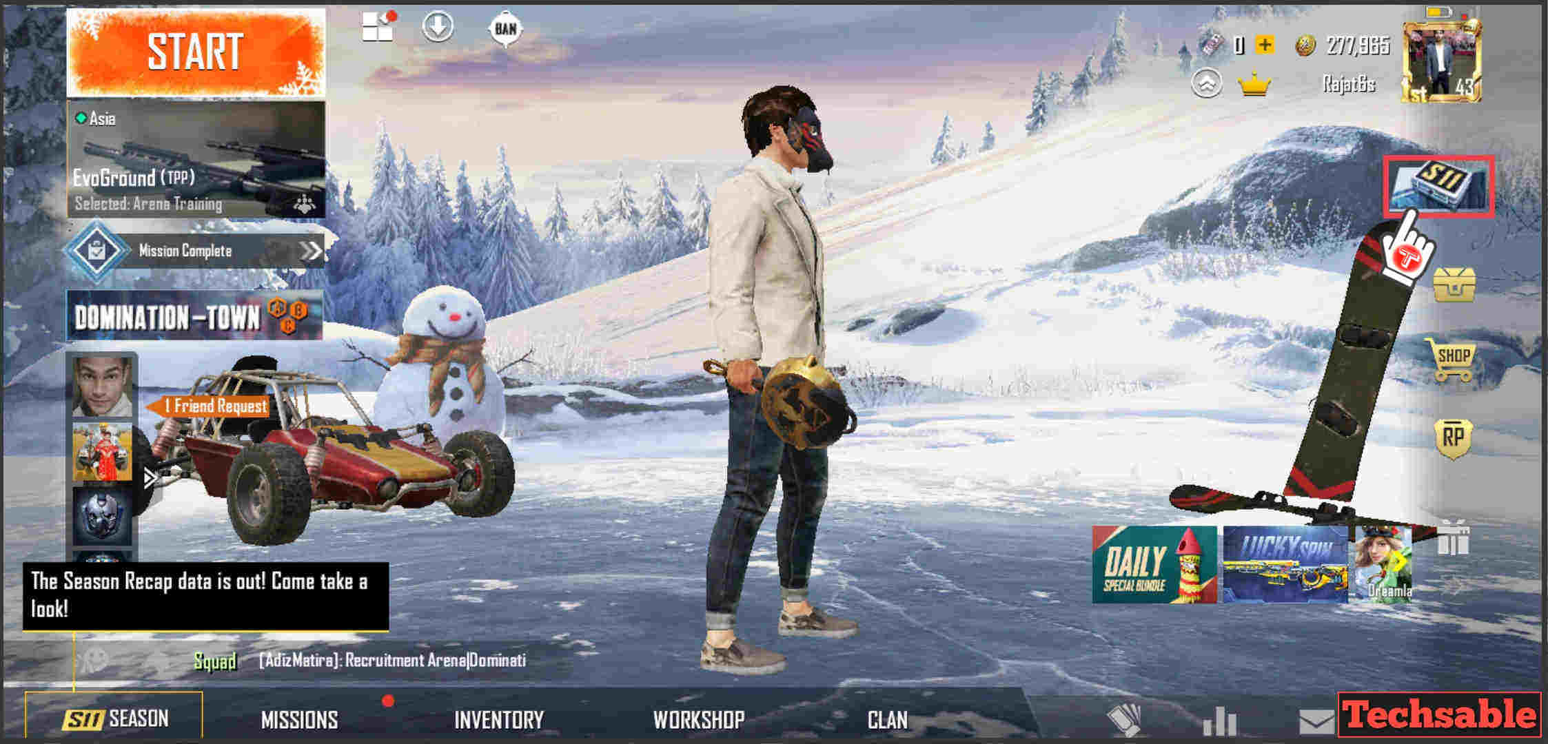 Free Skins in PUBG Mobile