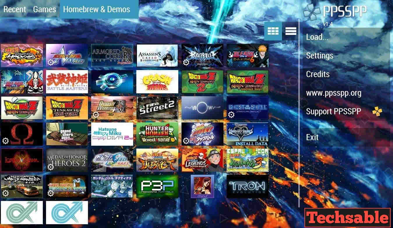 PSP GAME: EMULATOR AND ROMS for Android