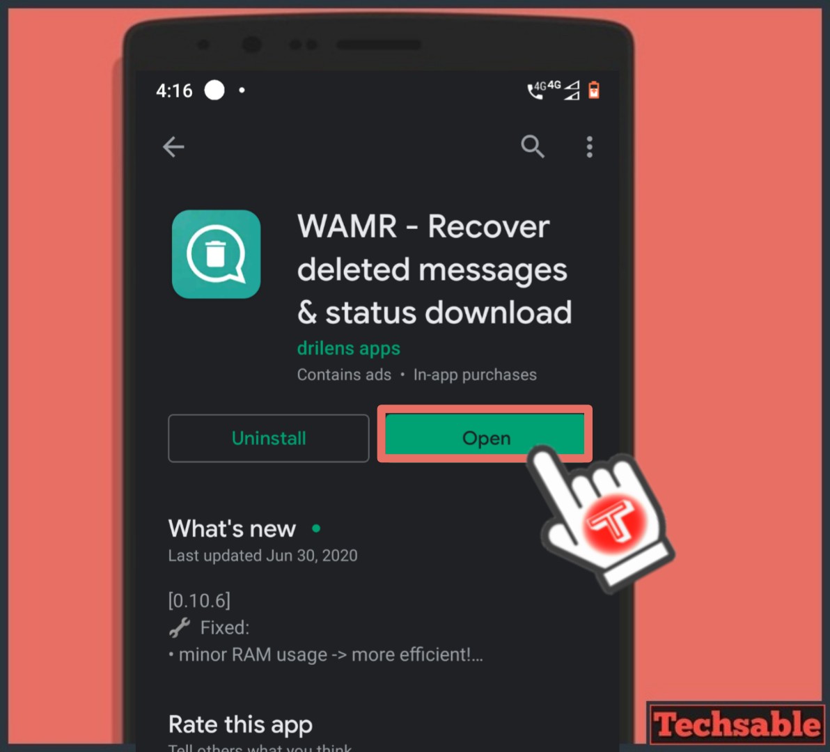 WAMR WhatsApp deleted Messages