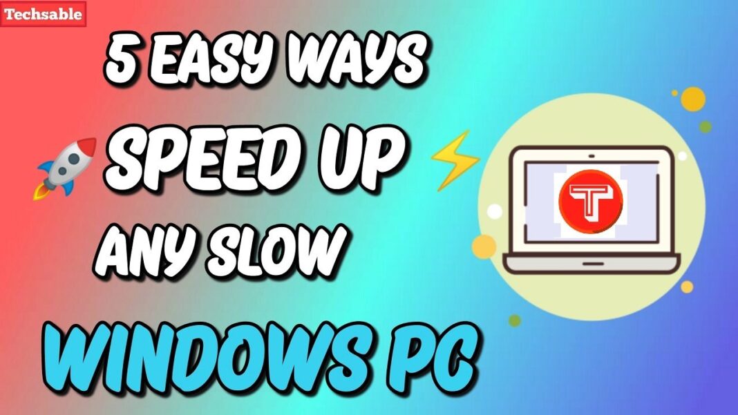 how to windows 10 speed up