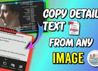 copy text from image in Android