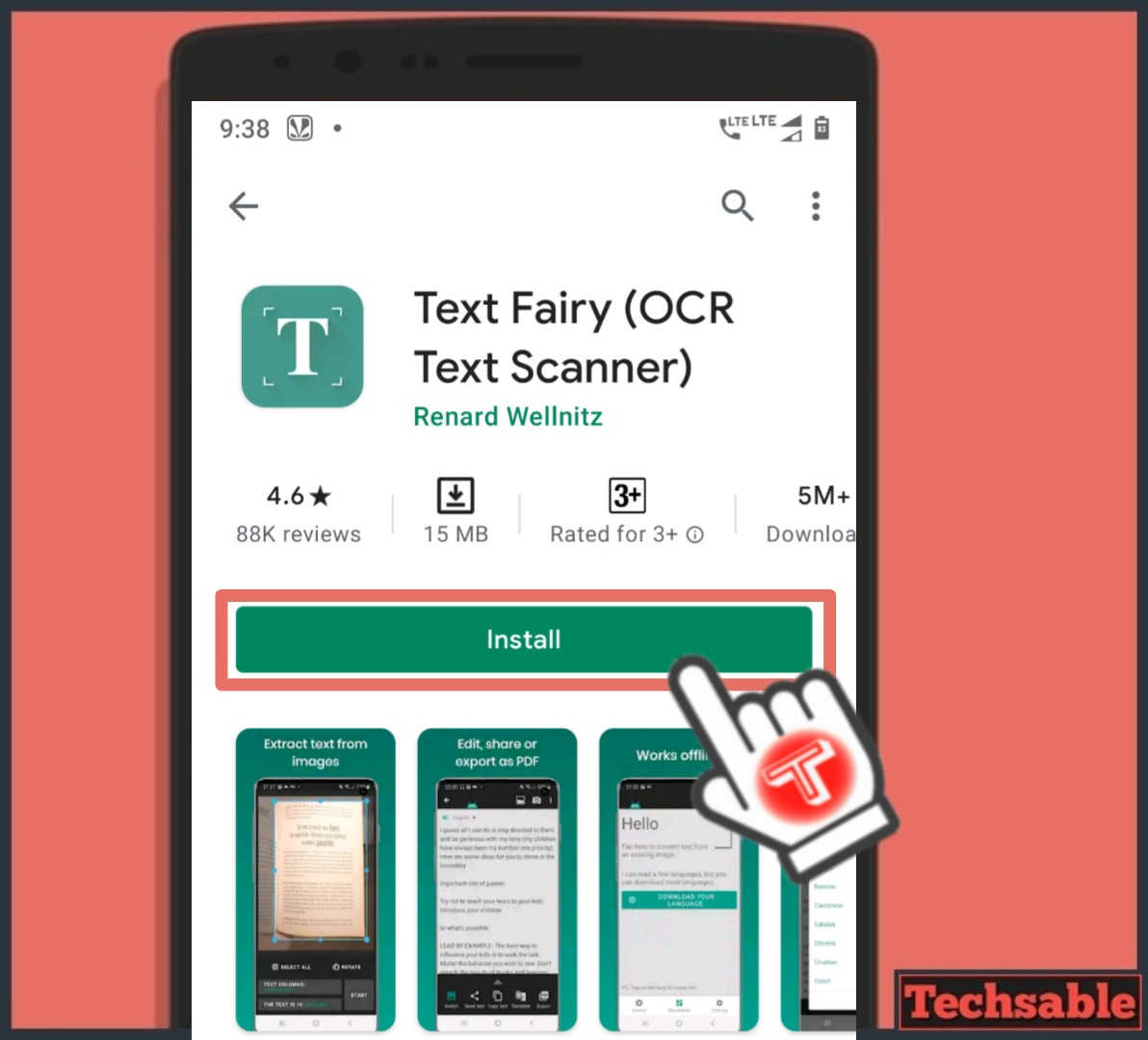 Text fairy OCR text scanning App