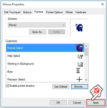 how to make a custom cursor for windows 7