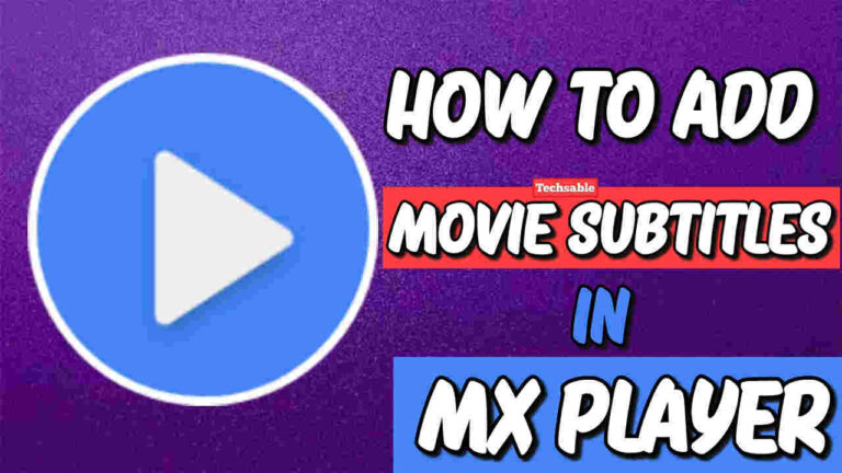 add movie subtitles in MXplayer