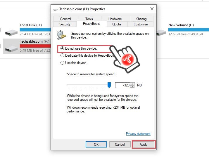 use pendrive as RAM in Windows