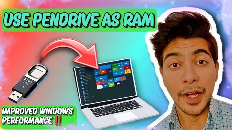 use pendrive as ram in windows