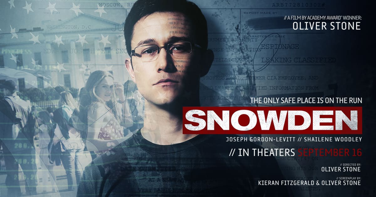 snowden Top 10 Hacker Movies List