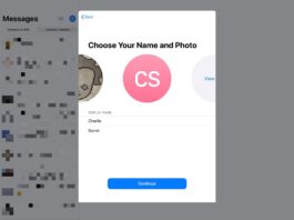 Set Name and Profile Photo in iMessage iOS 16