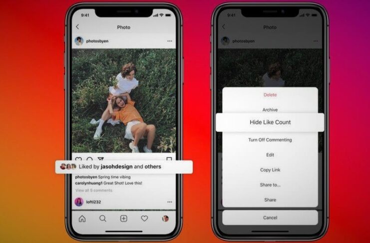 HOW TO HIDE LIKES ON INSTAGRAM