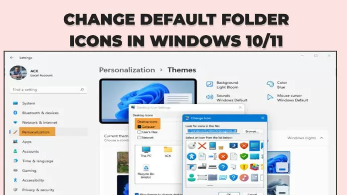 Change Default Folder Icons in Windows 11